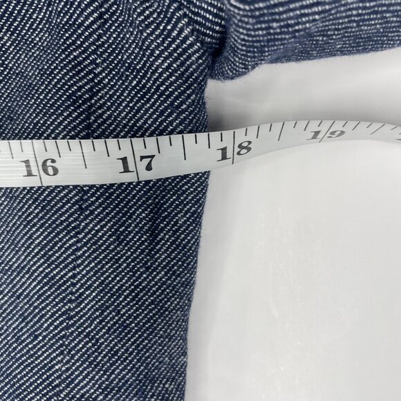 Ryegrass Linen Blend Buttoned Collared V-Neck Lined Blazer Jacket Size 4 Office - Picture 6 of 11